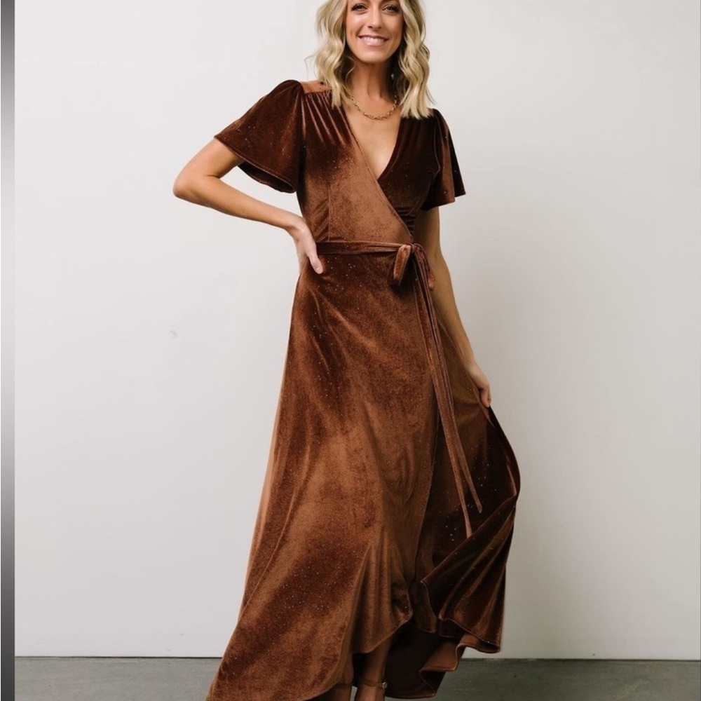 Baltic Born Calvin Sparkle Velvet Dress